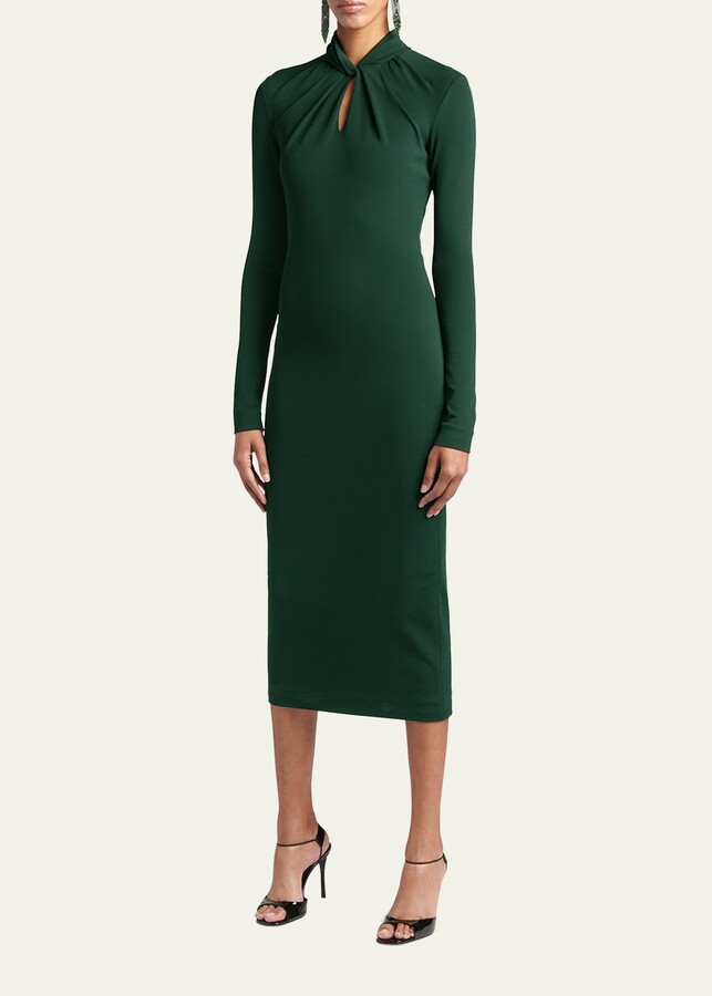 Twist Front Jersey Dress | Shop the world's largest collection of 