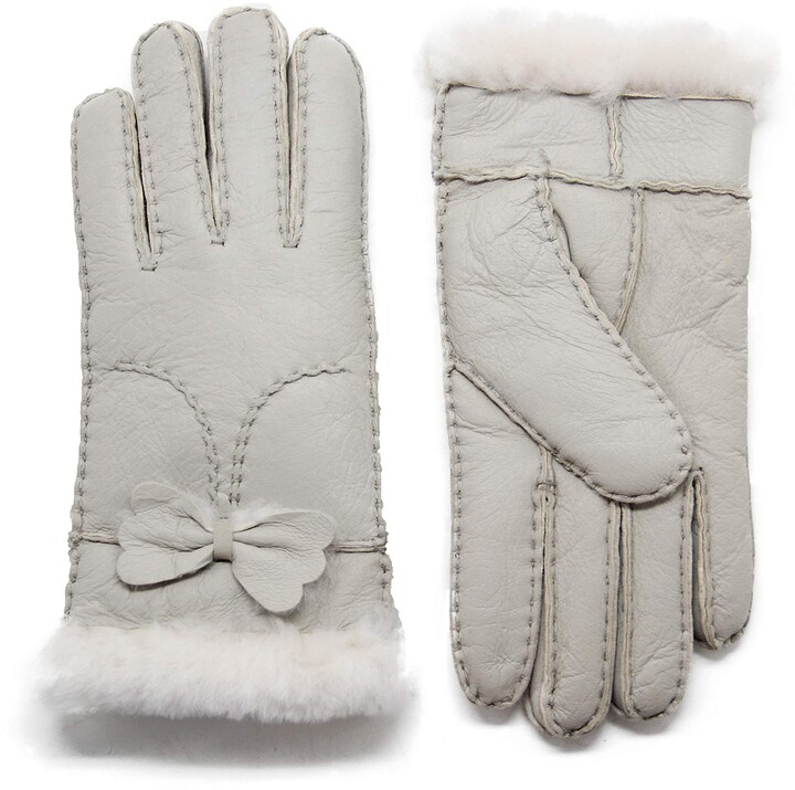 Mens White Leather Gloves | Shop the world's largest collection of fashion  | ShopStyle