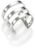 Thumbnail for your product : Jennifer Zeuner Jewelry Yvette Sterling Silver Three-Band Ring