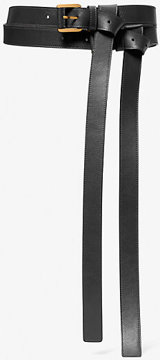Michael Kors Allegra Leather Double Waist Belt
