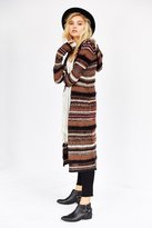 Thumbnail for your product : Urban Outfitters Ecote Mixed Textured Striped Maxi Cardigan
