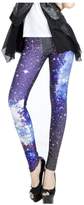 Thumbnail for your product : Hoyou Sexy Smooth Patterned Pants Slimming Tribal Galaxy Print Leggings For Women Grils BLUESPACE S