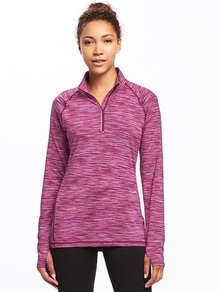 Old Navy Go-Dry Space-Dye 1/4-Zip Pullover for Women