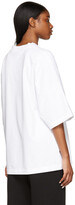 Thumbnail for your product : Palm Angels White Smiley Edition Juggler Pin Up Loose T-Shirt