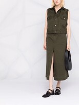 Thumbnail for your product : Sacai Backless Shirt Dress
