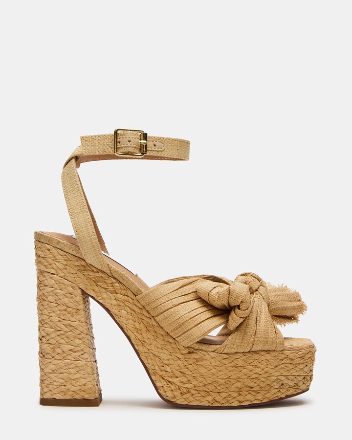 Steve Madden Romey Natural Raffia