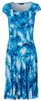 Thumbnail for your product : M&Co Roman Originals leaf print panel dress