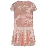 Thumbnail for your product : GUESS GuessPeach Butterfly Dress With Sequin Skirt