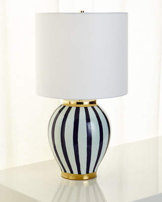 Blue Stripe Table Lamp