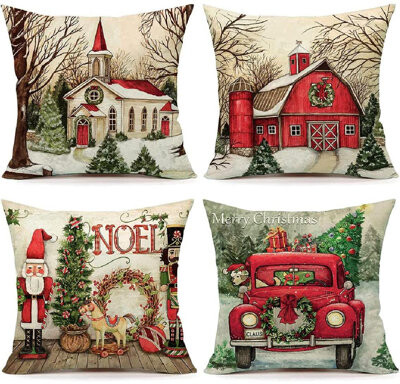 bed bath beyond christmas pillows