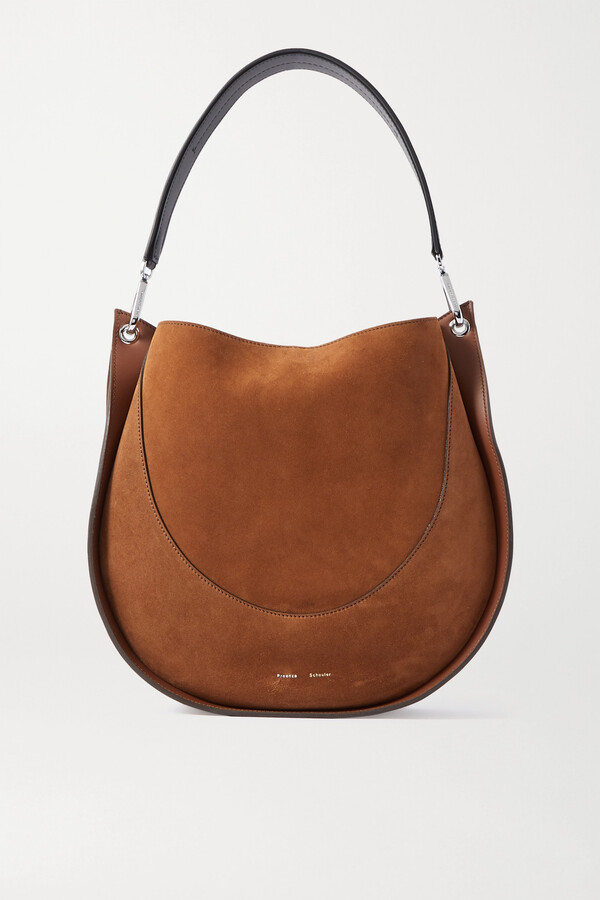 Chocolate Suede Bag | Shop the world's largest collection of fashion |  ShopStyle