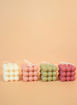 Candologie Bubble cube scented candlesSet of 4