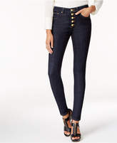 Thumbnail for your product : MICHAEL Michael Kors Button-Front Skinny Jeans