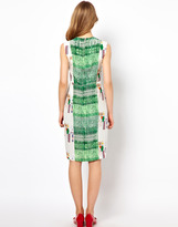 Thumbnail for your product : Peter Jensen Insert Collar Shell Dress in Mixed Print