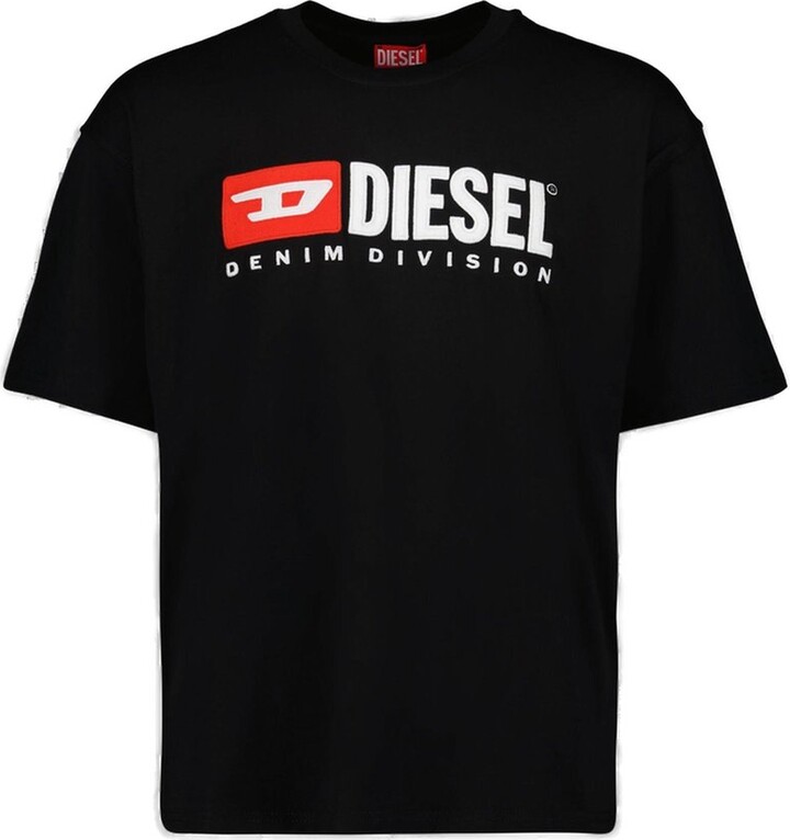 Diesel T-Boxt-Div Logo Printed T-Shirt