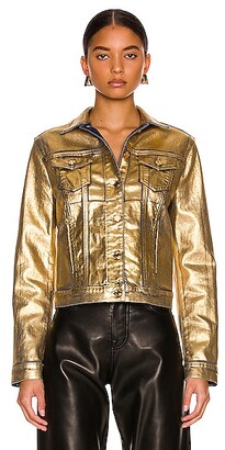 gold shiny jacket