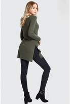 Thumbnail for your product : Select Fashion Fashion Womens Green Scoop Rib Tunic - size 6