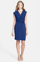 Thumbnail for your product : Donna Ricco Cowl Neck Matte Jersey Dress