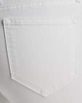 Thumbnail for your product : Aqua Cropped Scallop-Hem Jeans in White - 100% Exclusive