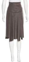 Thumbnail for your product : Zac Posen Pleated Wool Skirt w/ Tags