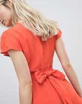 Thumbnail for your product : Brave Soul Garden V Neck Playsuit with Button Front
