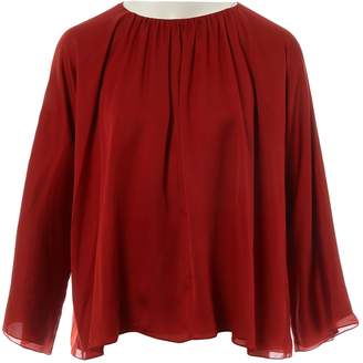 Red Silk Top - ShopStyle
