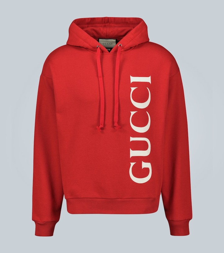 red gucci hoodie