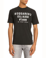 Thumbnail for your product : DSquared 1090 DSQUARED - Cell Block Black Dan Fit T-Shirt