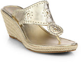 Thumbnail for your product : Jack Rogers Marbella Leather Cork Wedge Sandals