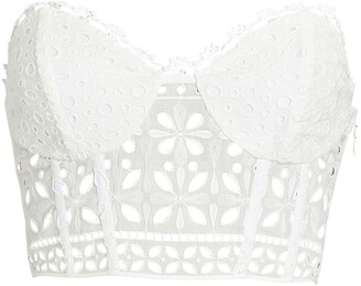 eyelet bustier top