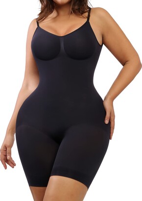 FeelinGirl Low Back Shapewear Bodysuit for Women Tummy Control Seamless Body  Shaper for Dresses（Skin XS/S） - ShopStyle