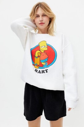 Urban Outfitters Bart Simpson Crew Neck Sweatshirt - ShopStyle