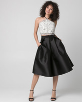 Thumbnail for your product : Le Château Lace & Taffeta Two-Piece Party Dress