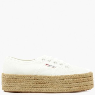 superga espadrilles wit