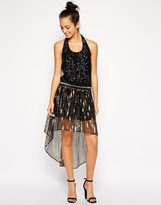 Thumbnail for your product : Traffic People Them Disco Days Dip Hem Dress