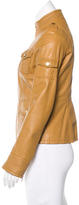 Thumbnail for your product : Tory Burch Long Sleeve Leather Jacket