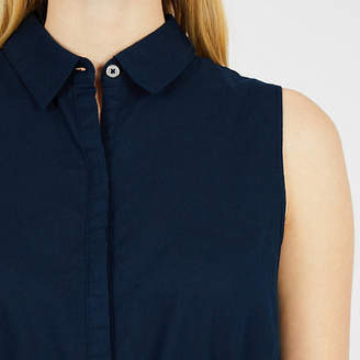 Nautica Linen-Blend Shirtdress with Belt