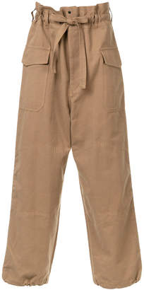 SASQUATCHfabrix. slouched waist-tied trousers