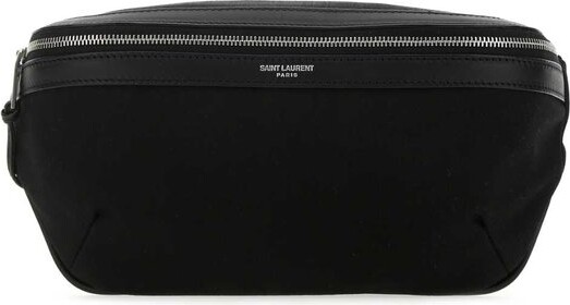 Save 15% Saint Laurent City Crocodile-embossed Belt Bag in Black for Men waist bags and bumbags Mens Bags Belt Bags 
