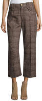 Thumbnail for your product : Marc Jacobs Plaid Tweed Cropped Pants