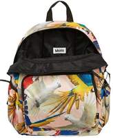 Thumbnail for your product : Molo Parrots Printed Canvas Backpack
