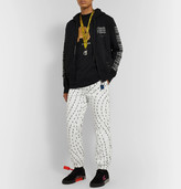 Thumbnail for your product : Off-White Slim-Fit Tapered Logo-Print Shell Track Pants
