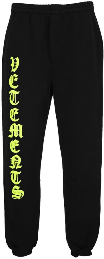 Vetements Gothic Logo Printed Sweatpants - ShopStyle Activewear Pants