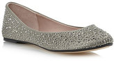 Thumbnail for your product : Dune LADIES MARTHAS - PEWTER Diamante Embellished Ballerina