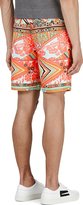 Thumbnail for your product : MSGM Coral Tapestry Print Bermuda Shorts