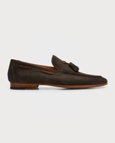 Thumbnail for your product : Magnanni Men's Suede Tassel Loafers