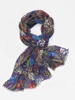Thumbnail for your product : J.Mclaughlin Reed Scarf in Midnight Floral