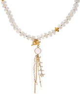 Thumbnail for your product : Chan Luu 18K Over Silver Gemstone & 2Mm Pearl Necklace