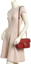 Thumbnail for your product : Gucci Gg Marmont Small Matelasse Leather Shoulder Bag