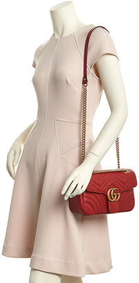 Gucci Gg Marmont Small Matelasse Leather Shoulder Bag